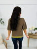 Falling Into Fall Top In Olive