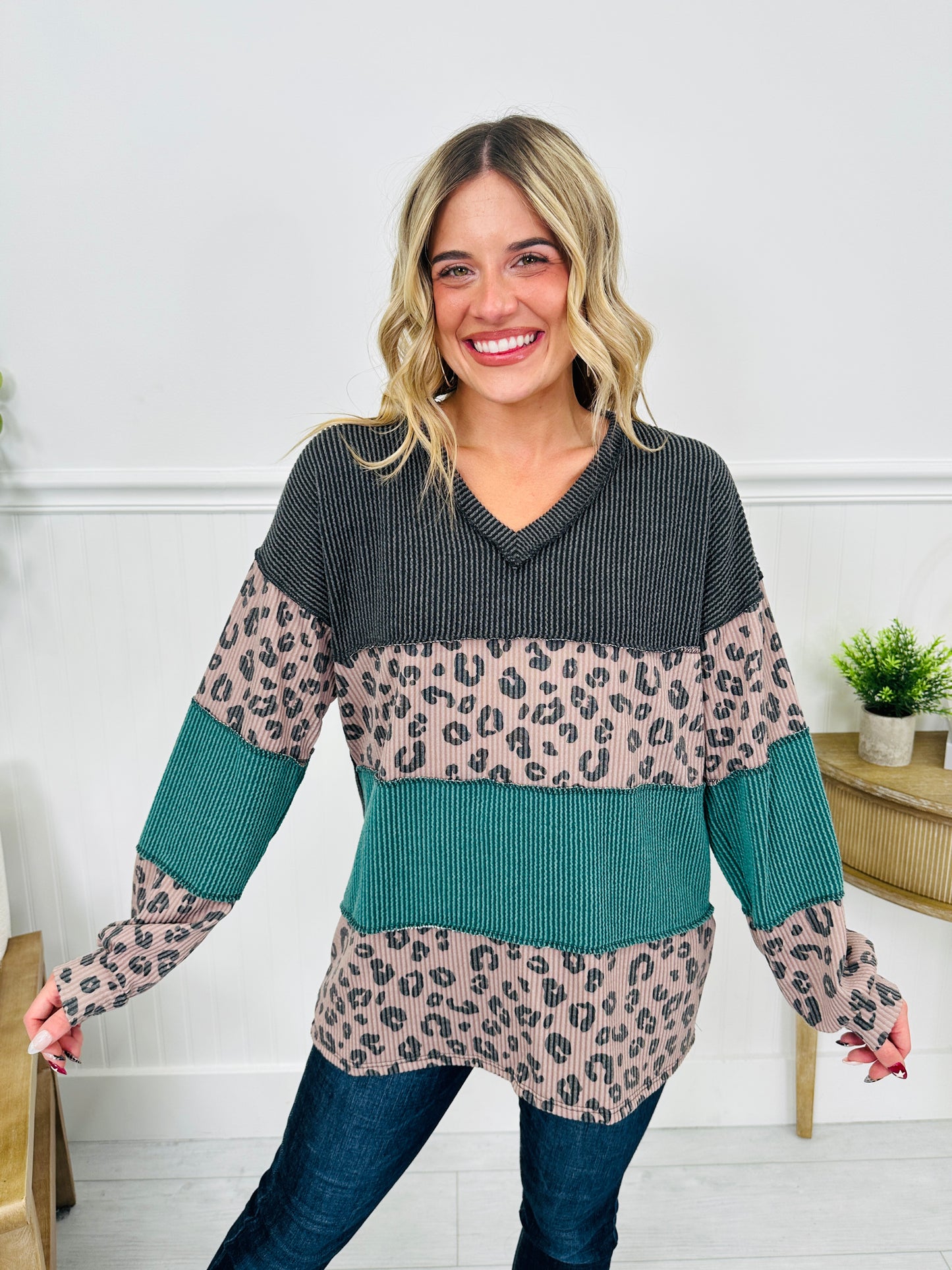 Leopard On Repeat Top- Multiple Colors!