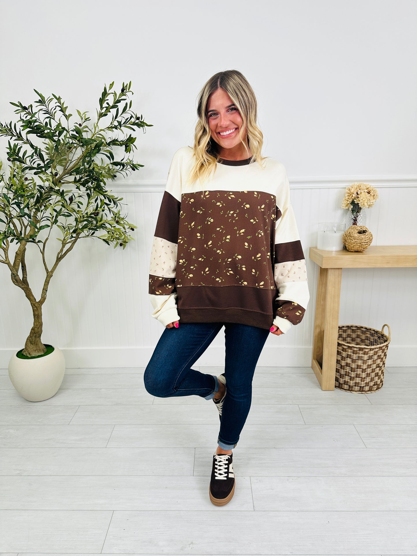 Autumn Blooms Pullover