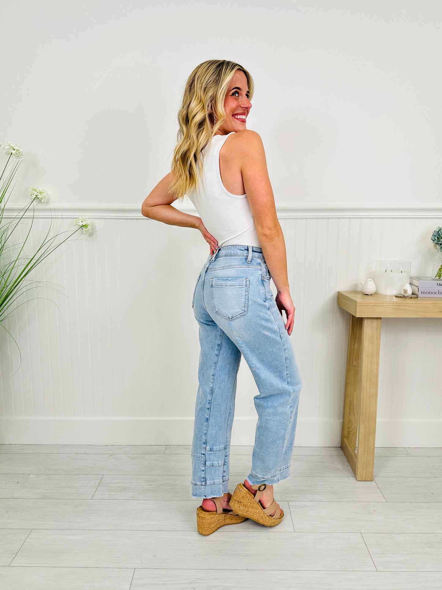 Never Better Barrel Jeans with Tummy Control