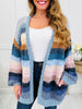 Sunset Trails Cardigan In Slate Blue
