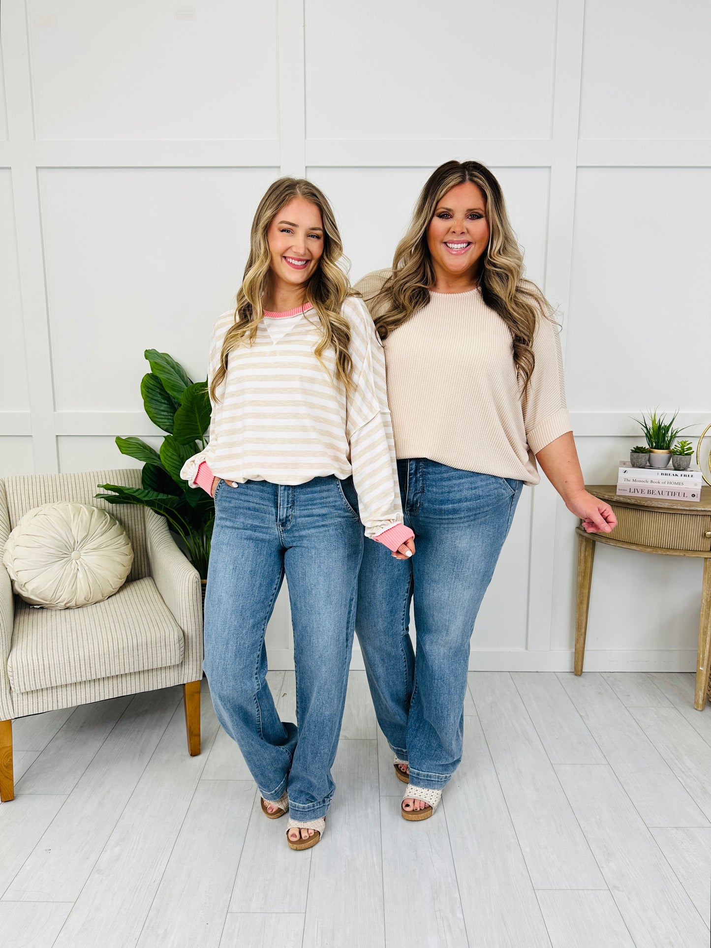 Judy Blue Tailored To You Wide Leg Trouser Jeans