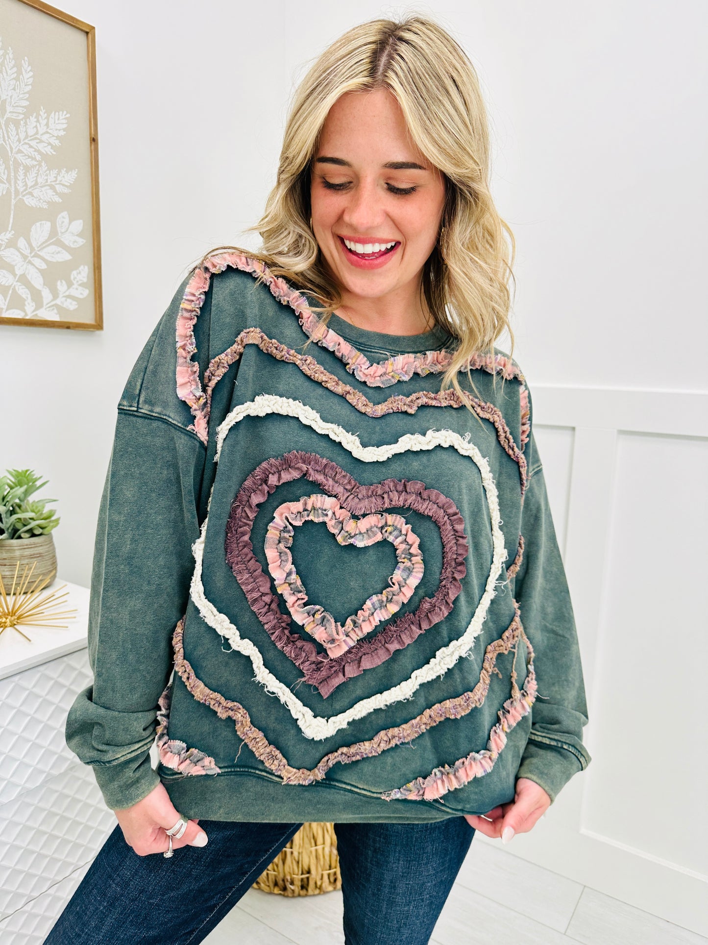 Pulse Of Love Pullover In Green