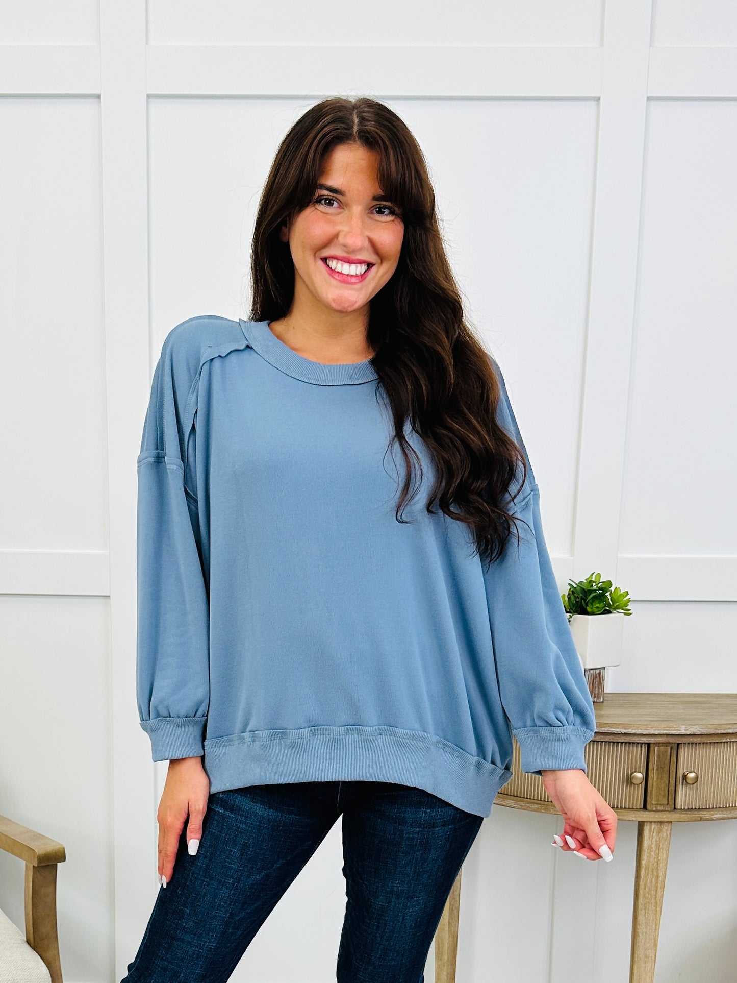 Calm & Collected Pullover In Multiple Colors