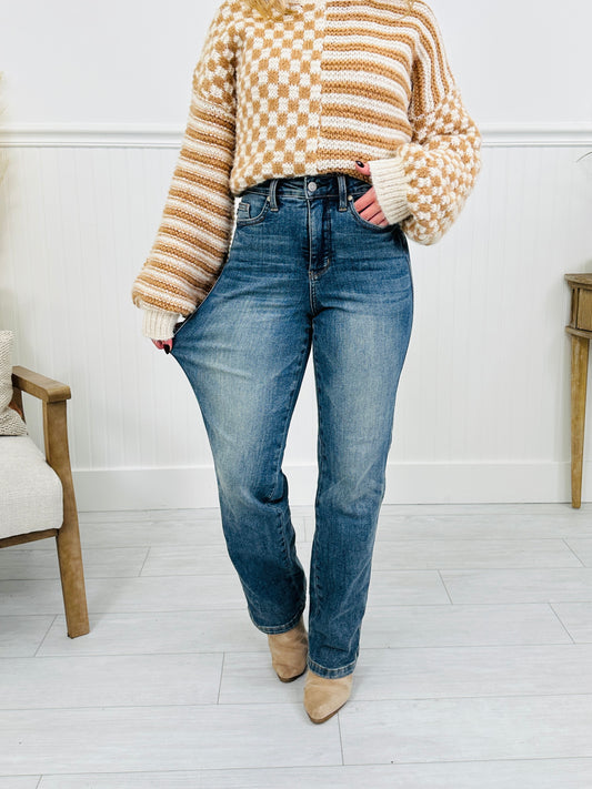 Judy Blue Total Control Tummy Control Straight Leg Jeans