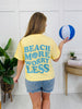 Beach More Worry Less Boxy Graphic Tee