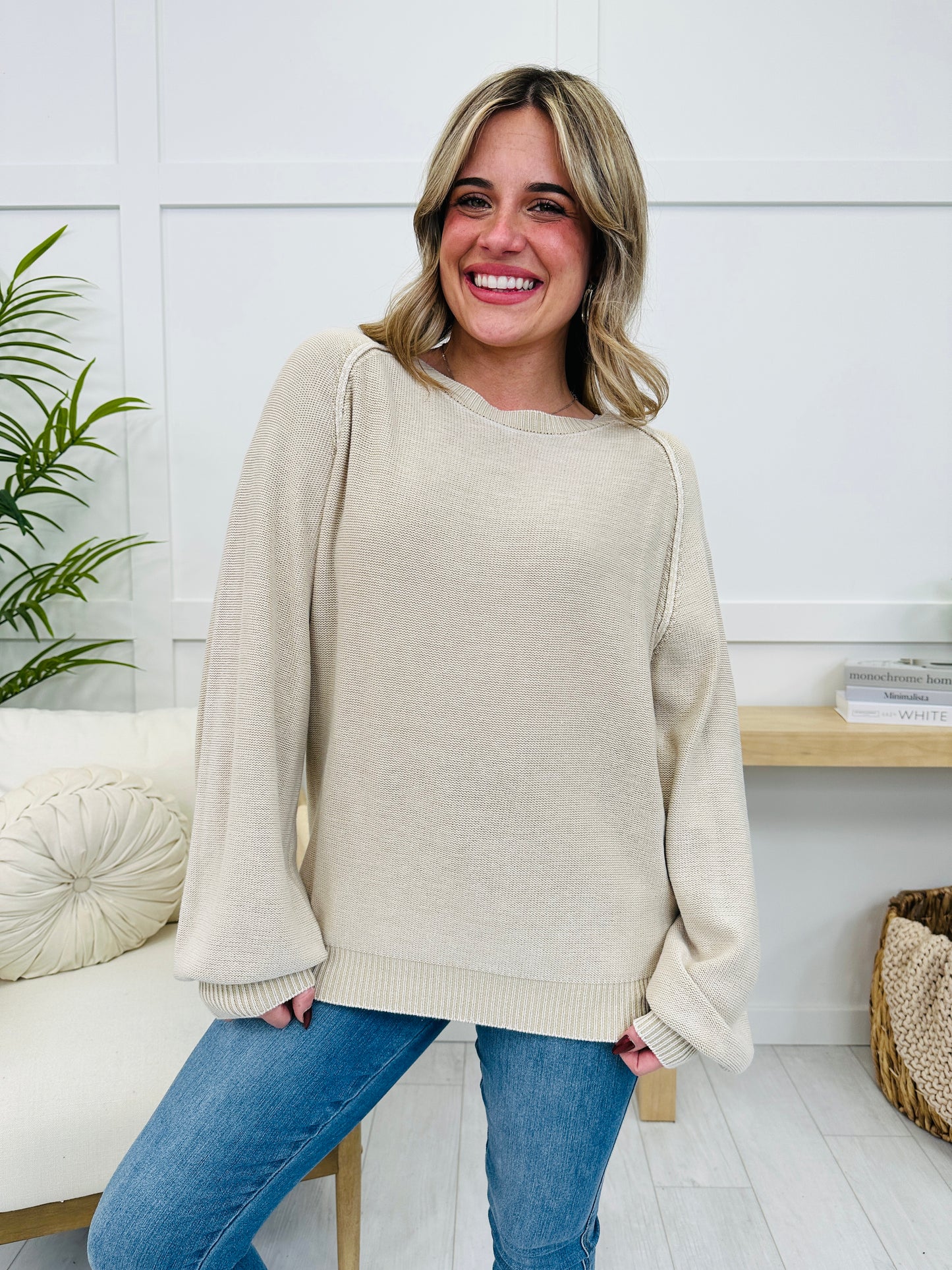 Creative Touch Sweater- Multiple Colors!