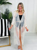 All Eyes on You Kimono in White
