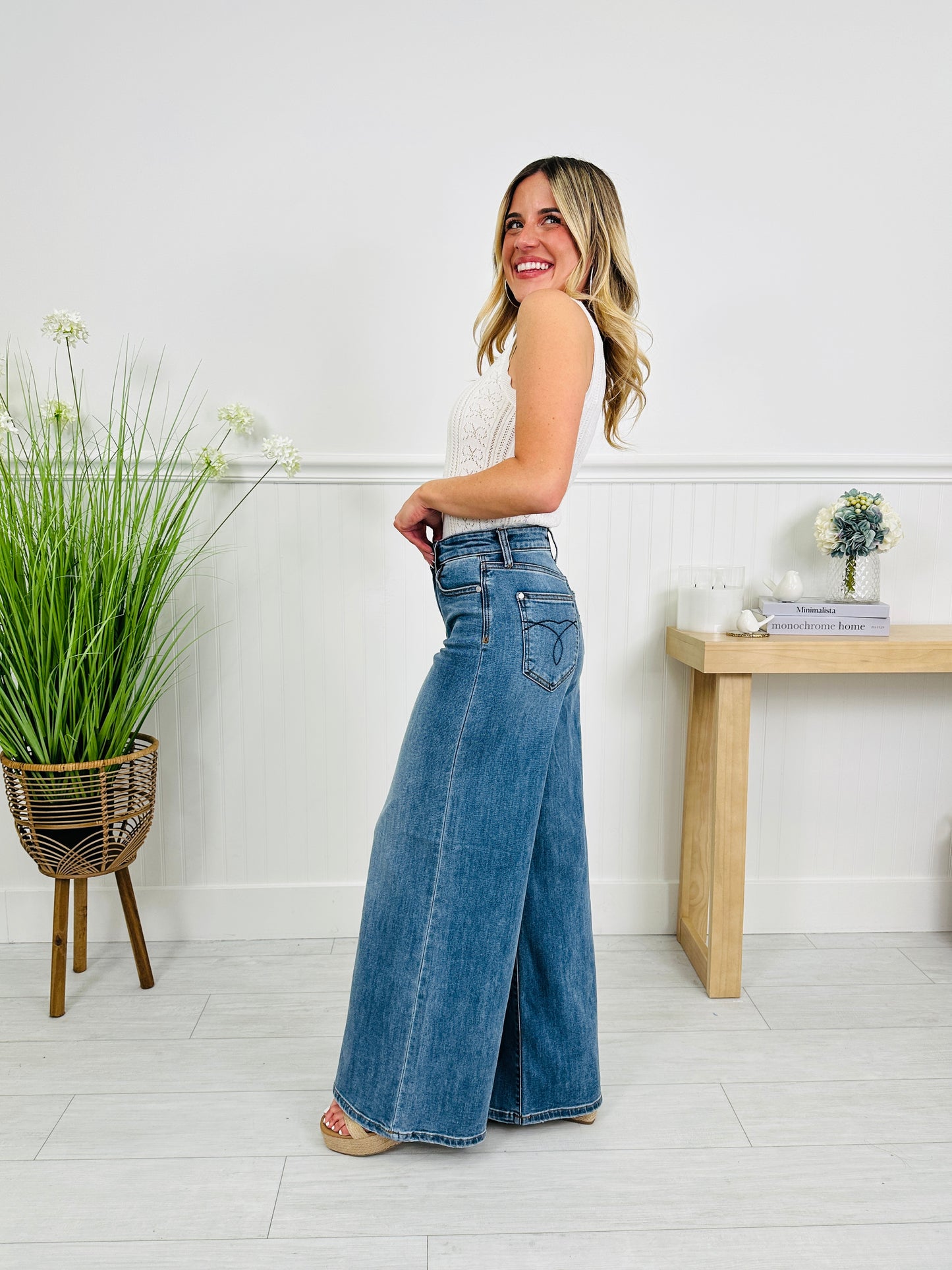 Judy Blue Polished in Palazzo Jeans