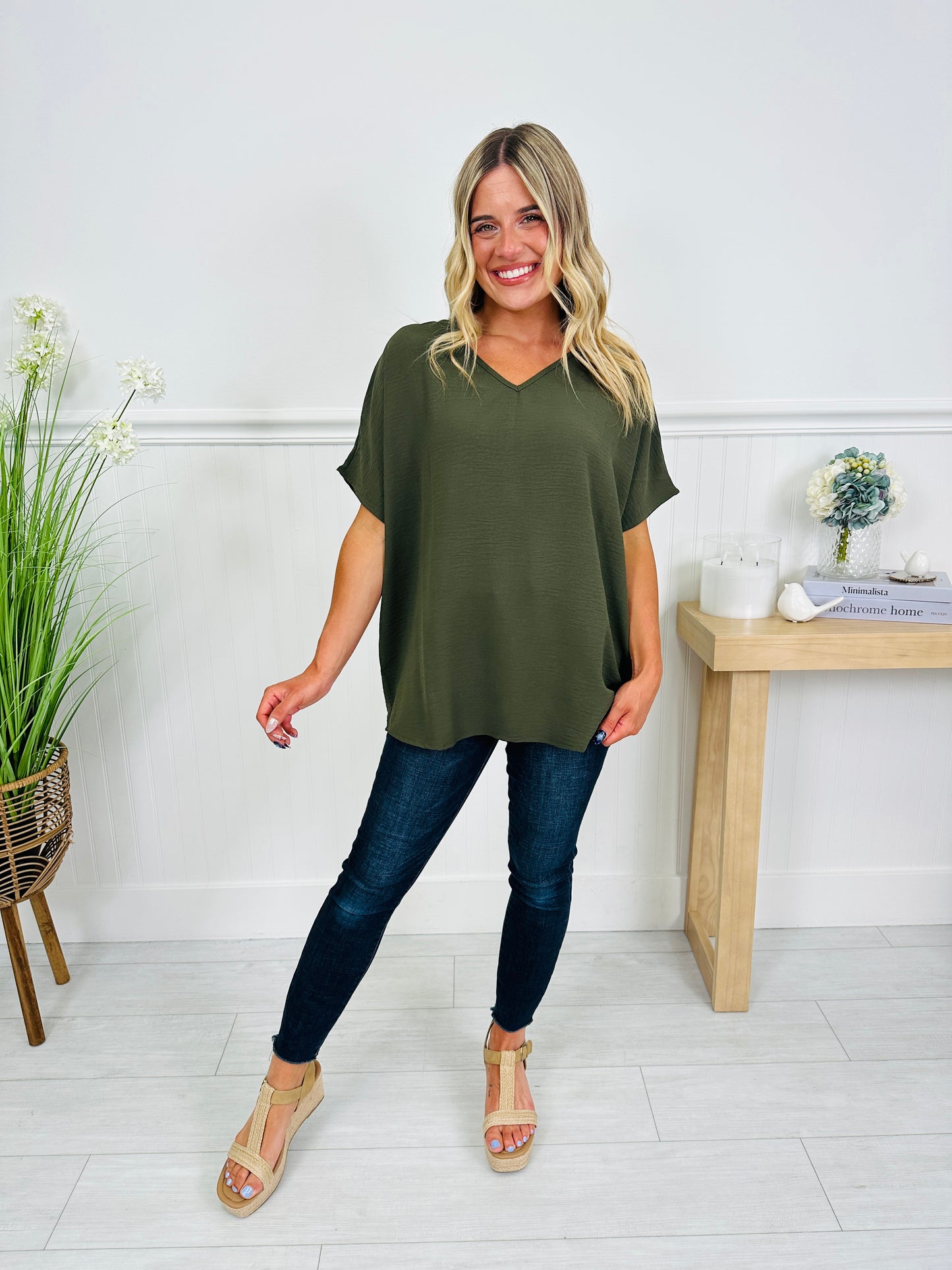 Go With The Flow Top In Multiple Colors