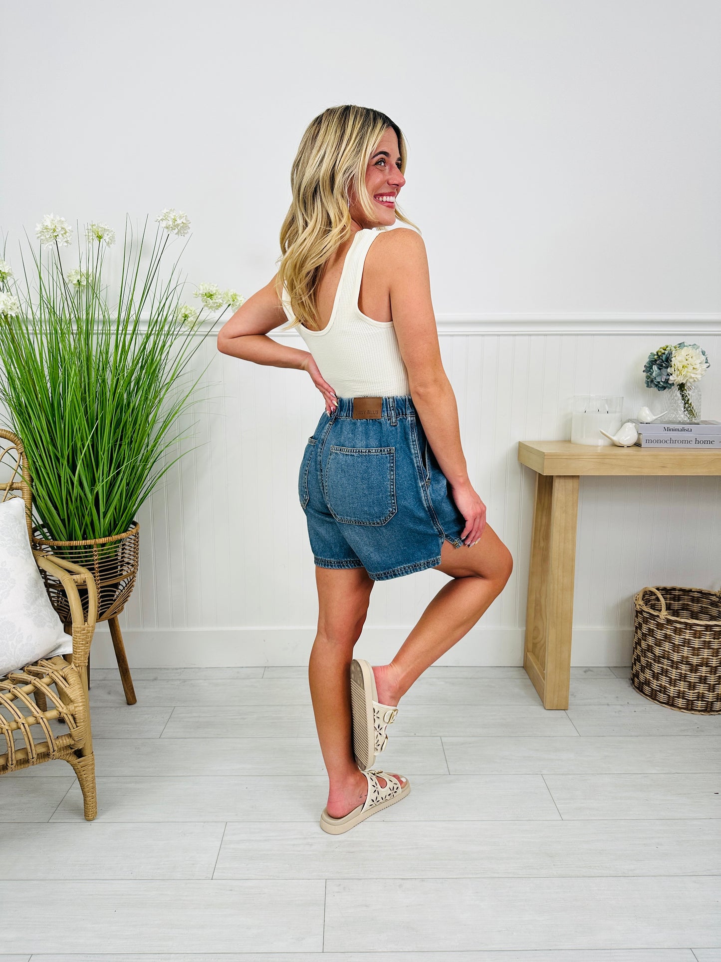 Judy Blue Comfort First Baggy Featherweight Shorts