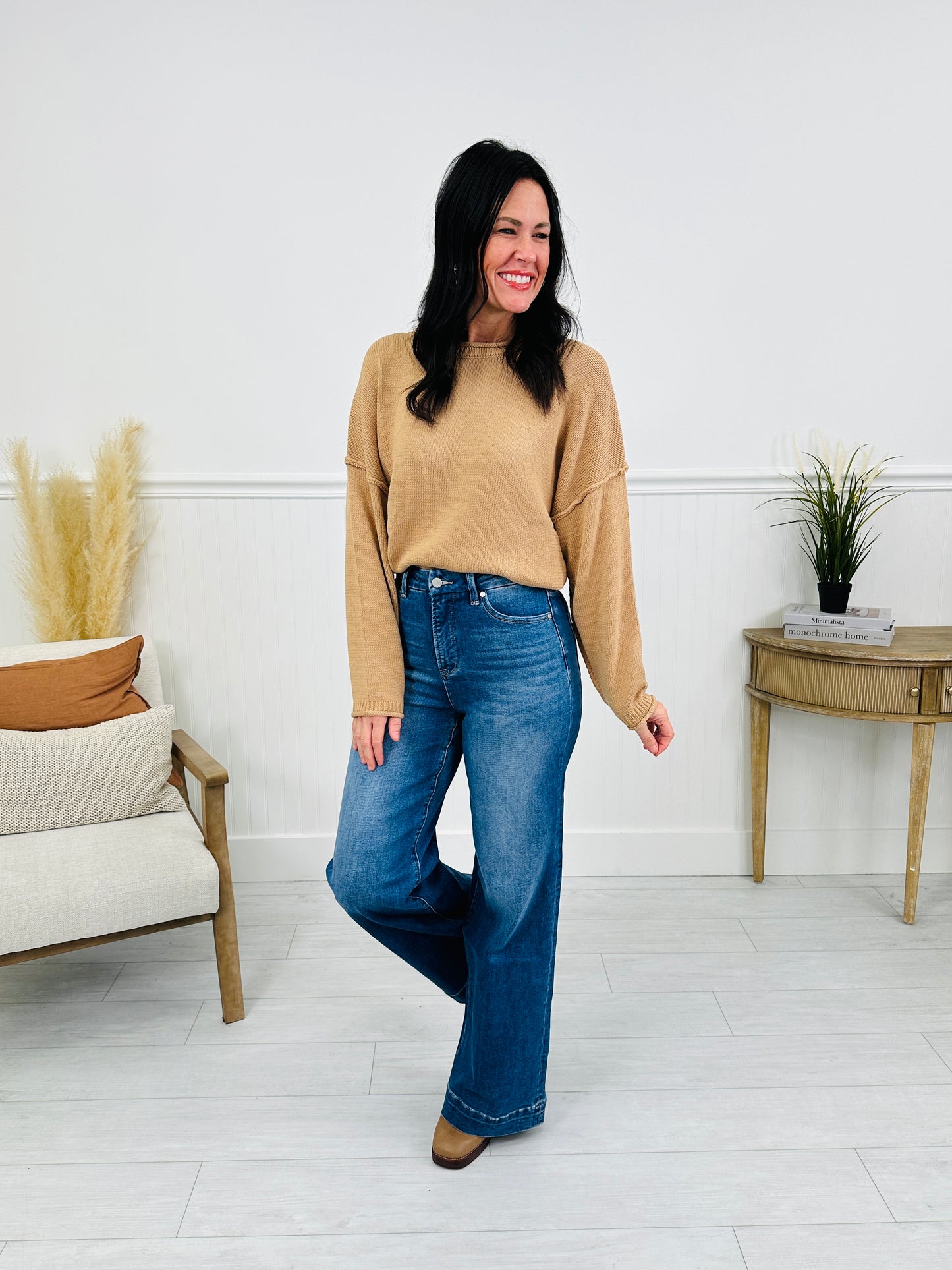 Ready to Roll Retro Wide Leg Jeans in Three Inseams
