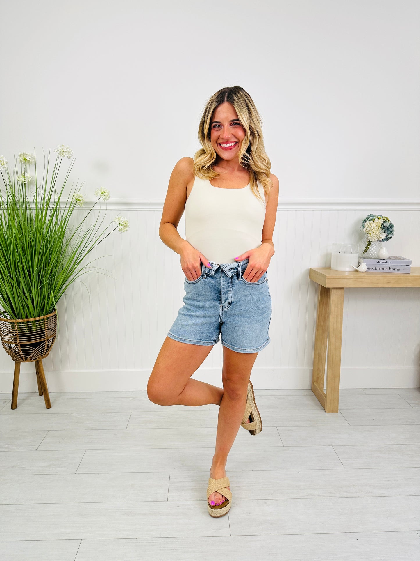 Judy Blue In The Fold Shorts