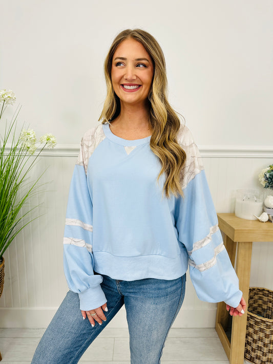 Drifted Into Daylight Top In Blue