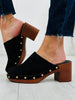 Saddlewood Studded Clog In Black