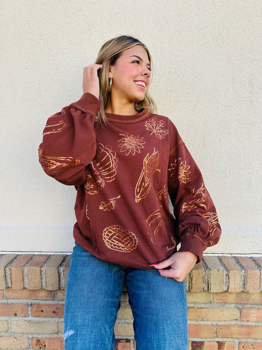 Gather With Grateful Hearts Pullover