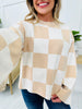 REG/CURVY Come Check This MOCO Exclusive Design Checkered Sweater- Multiple Colors!