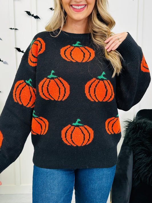 Pumpkin Nightfall Sweater- Multiple Colors!