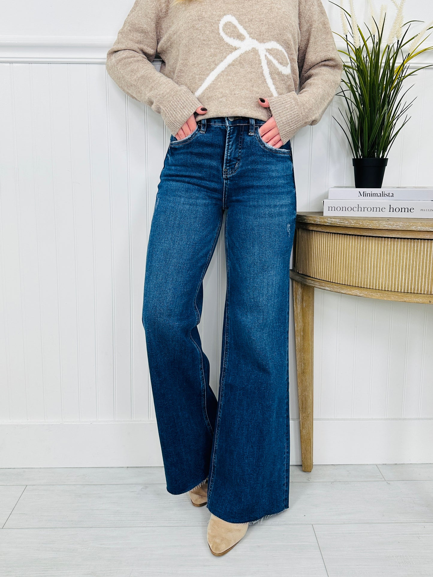 Under Control Wide Leg Tummy Control Jeans
