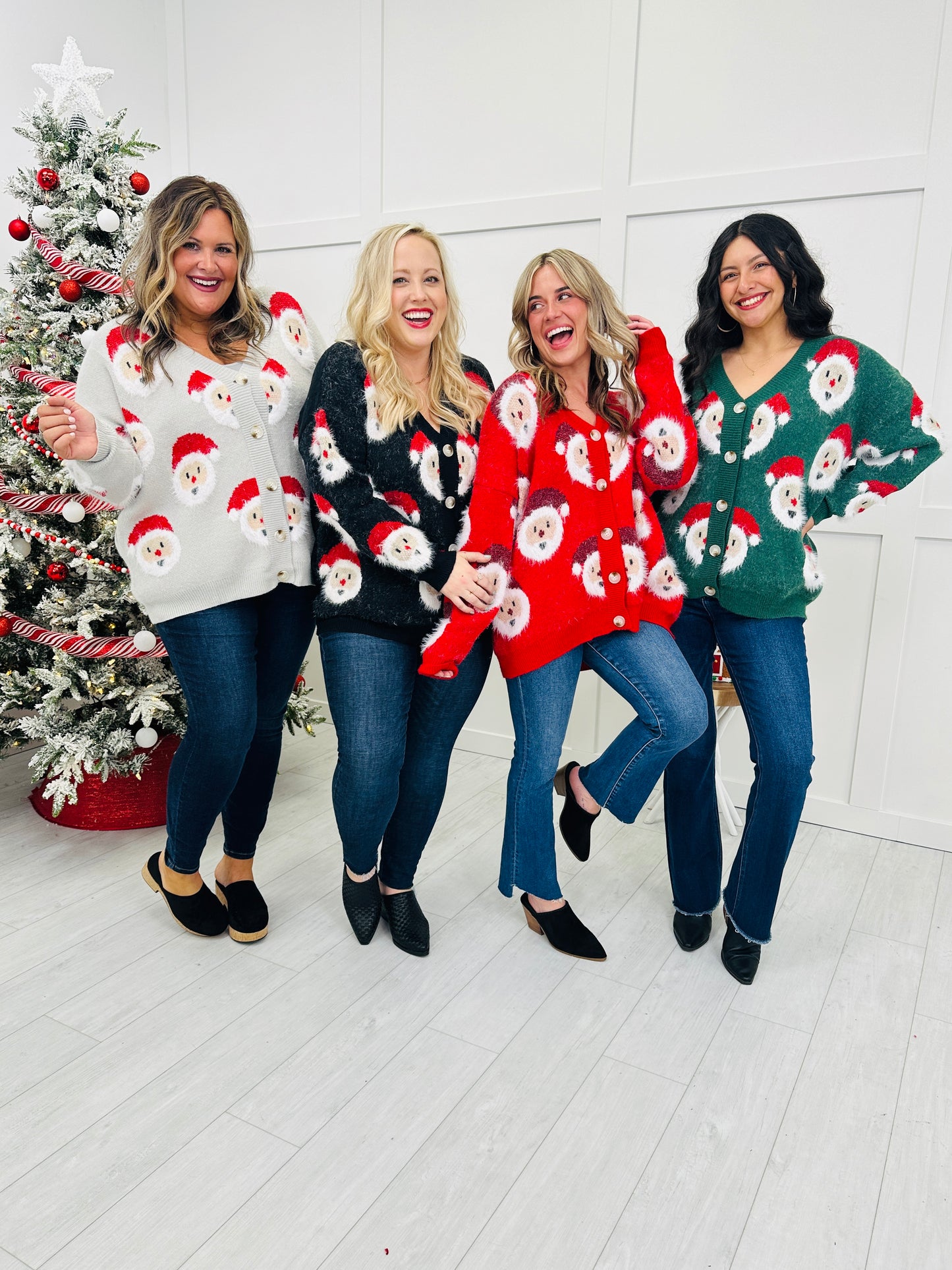 Santa's Little Helper Cardigan- Multiple Colors!