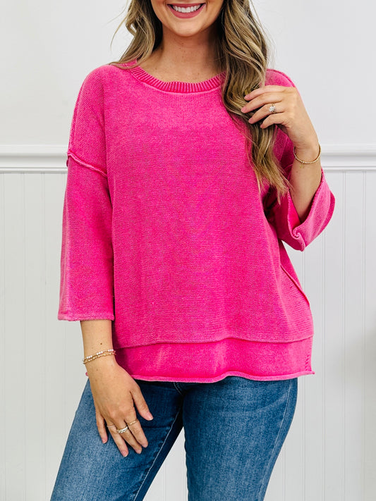 The Unrushed Moment Sweater In Multiple Colors