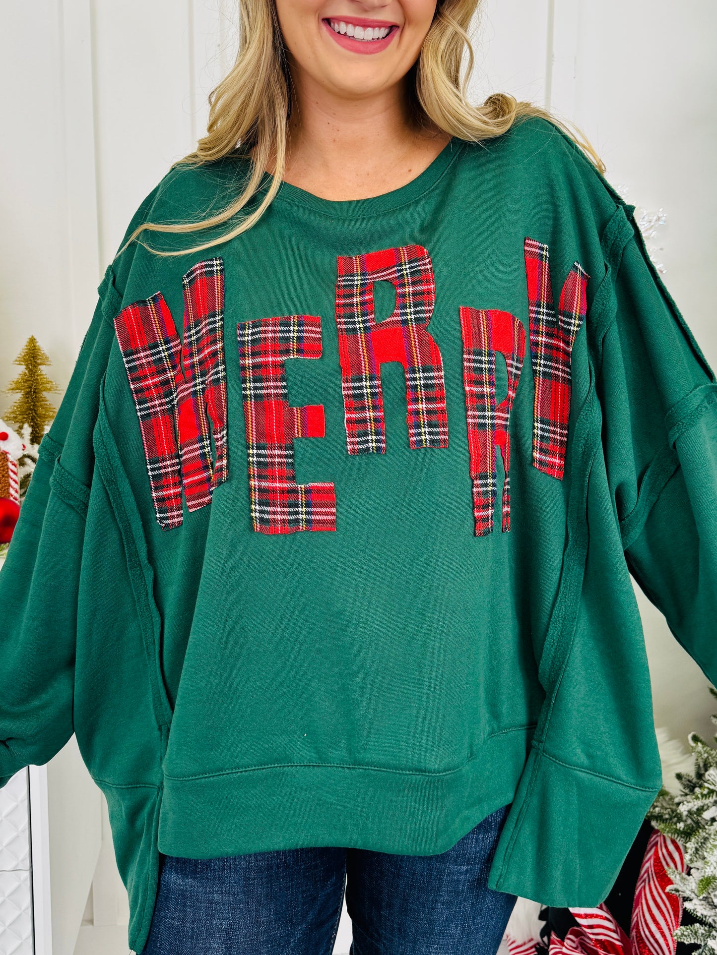 Tidings Of Merry Pullover- Multiple Colors!