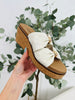 City Chic Wedges In Ivory