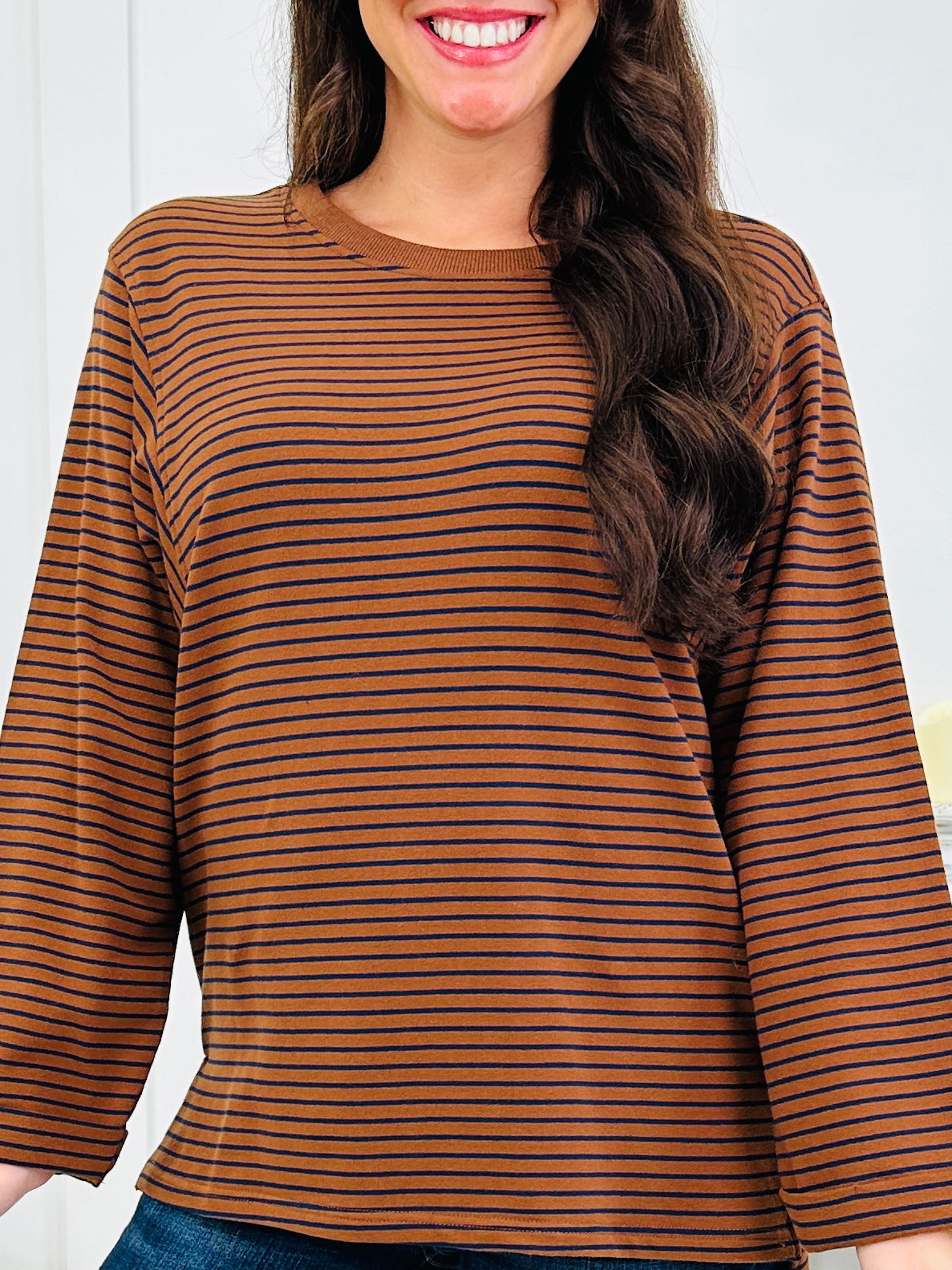 Soft Focus Pullover in Chocolate