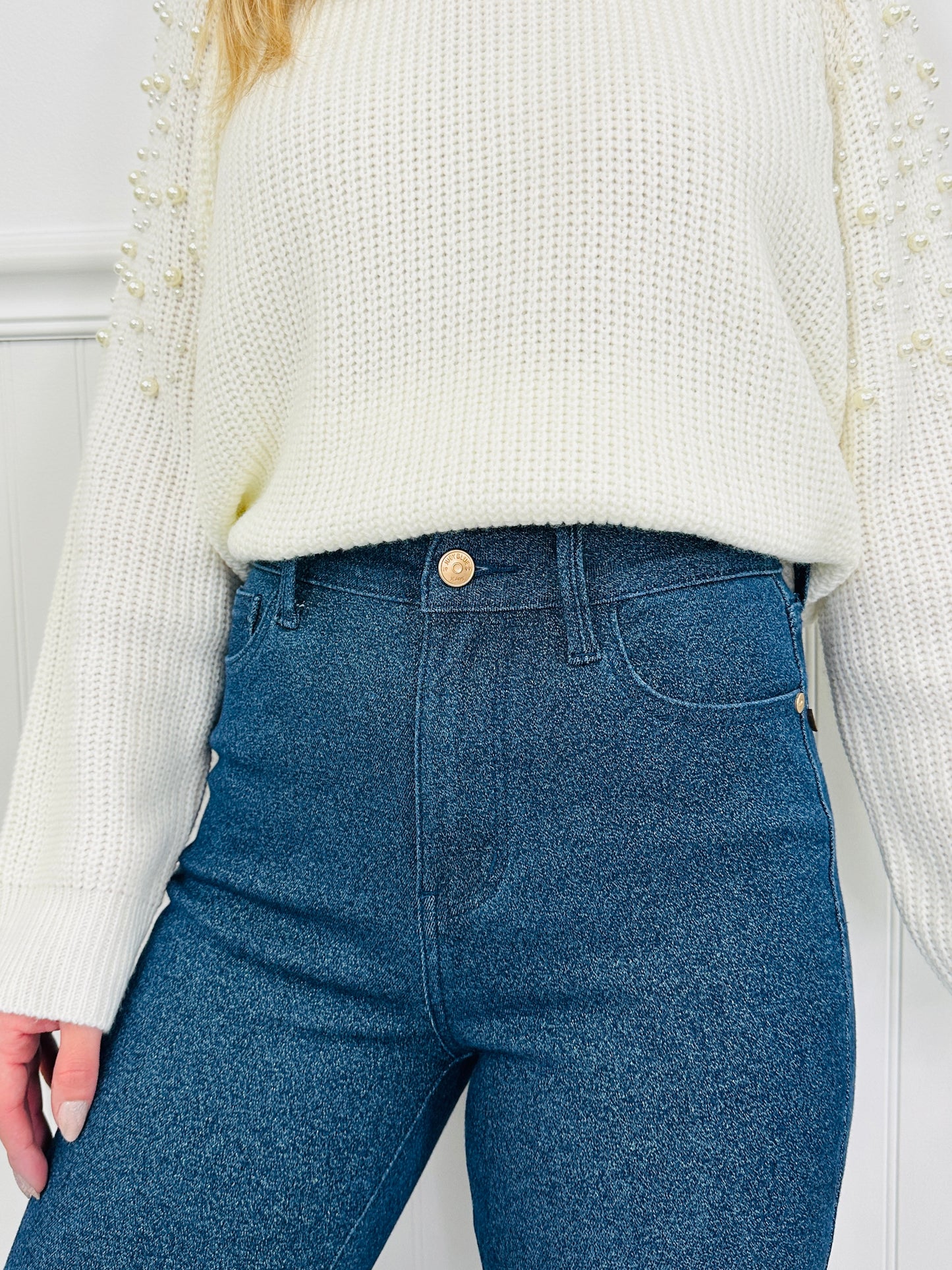 Judy Blue Feeling Glamorous Sparkle Flare Jeans