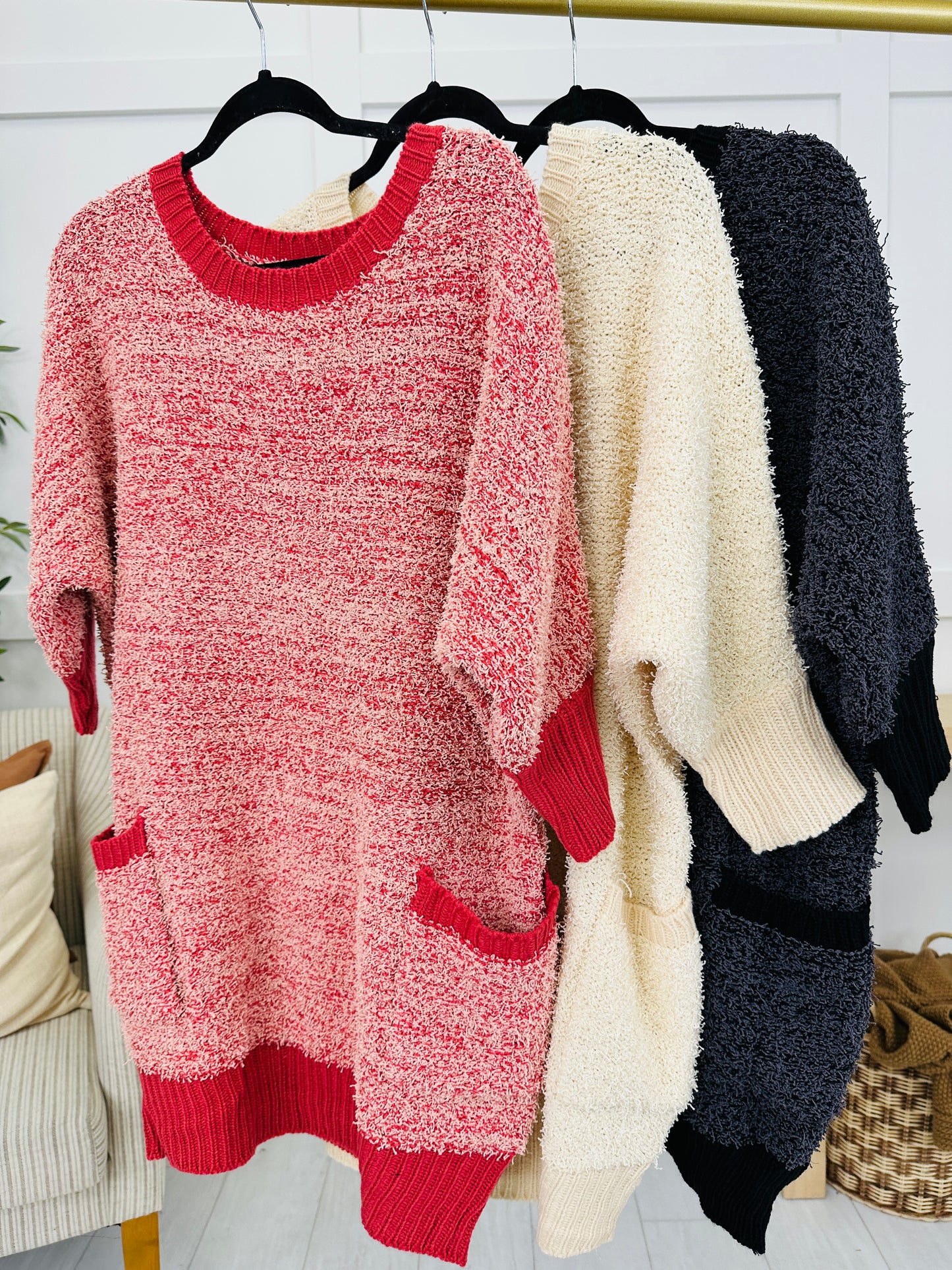 Hold Me Longer Sweater- Multiple Colors!