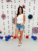 Judy Blue Land of the Free Shorts