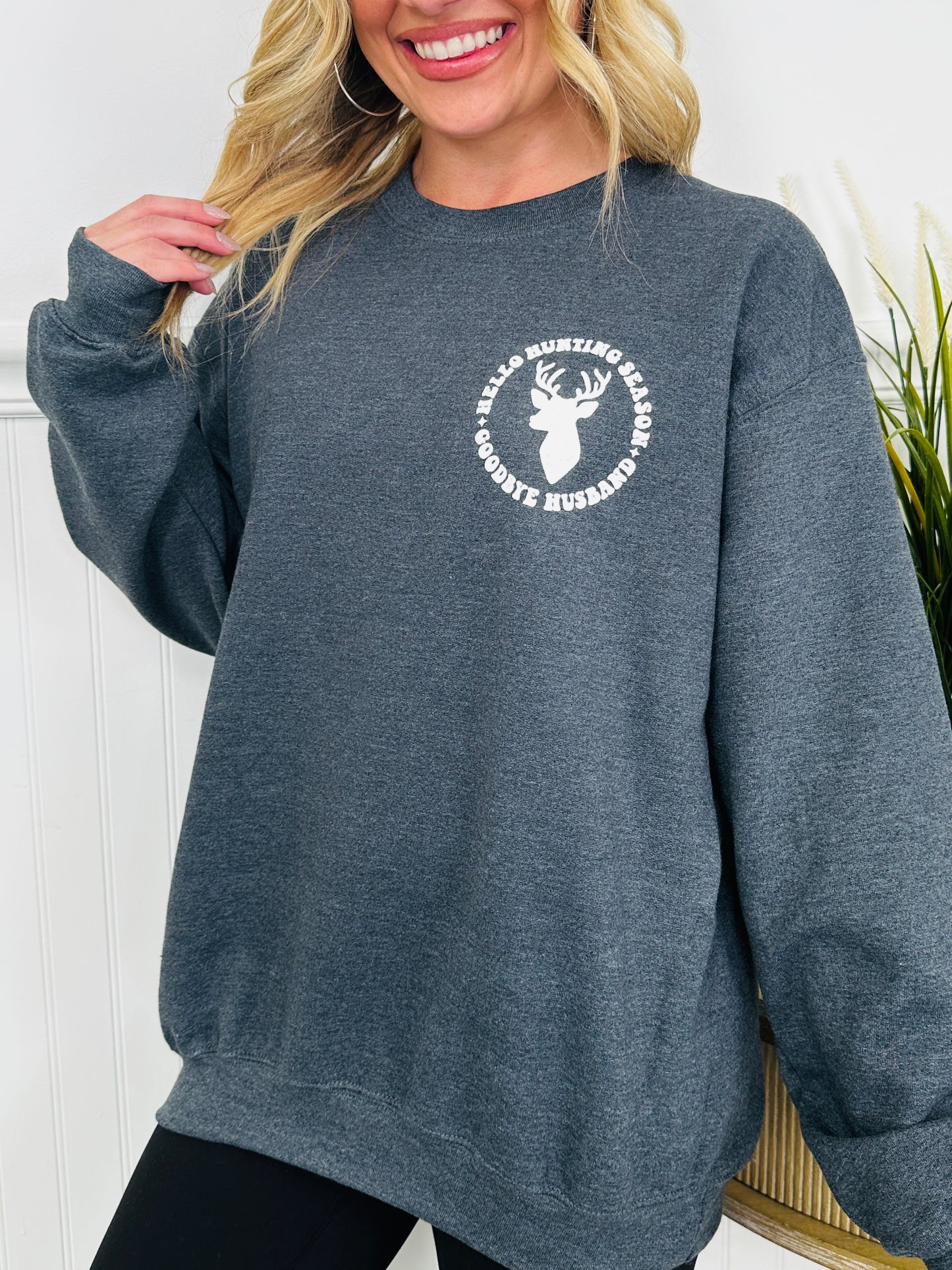 Hello Hunting Season Crewneck Sweatshirt-Multiple Colors!