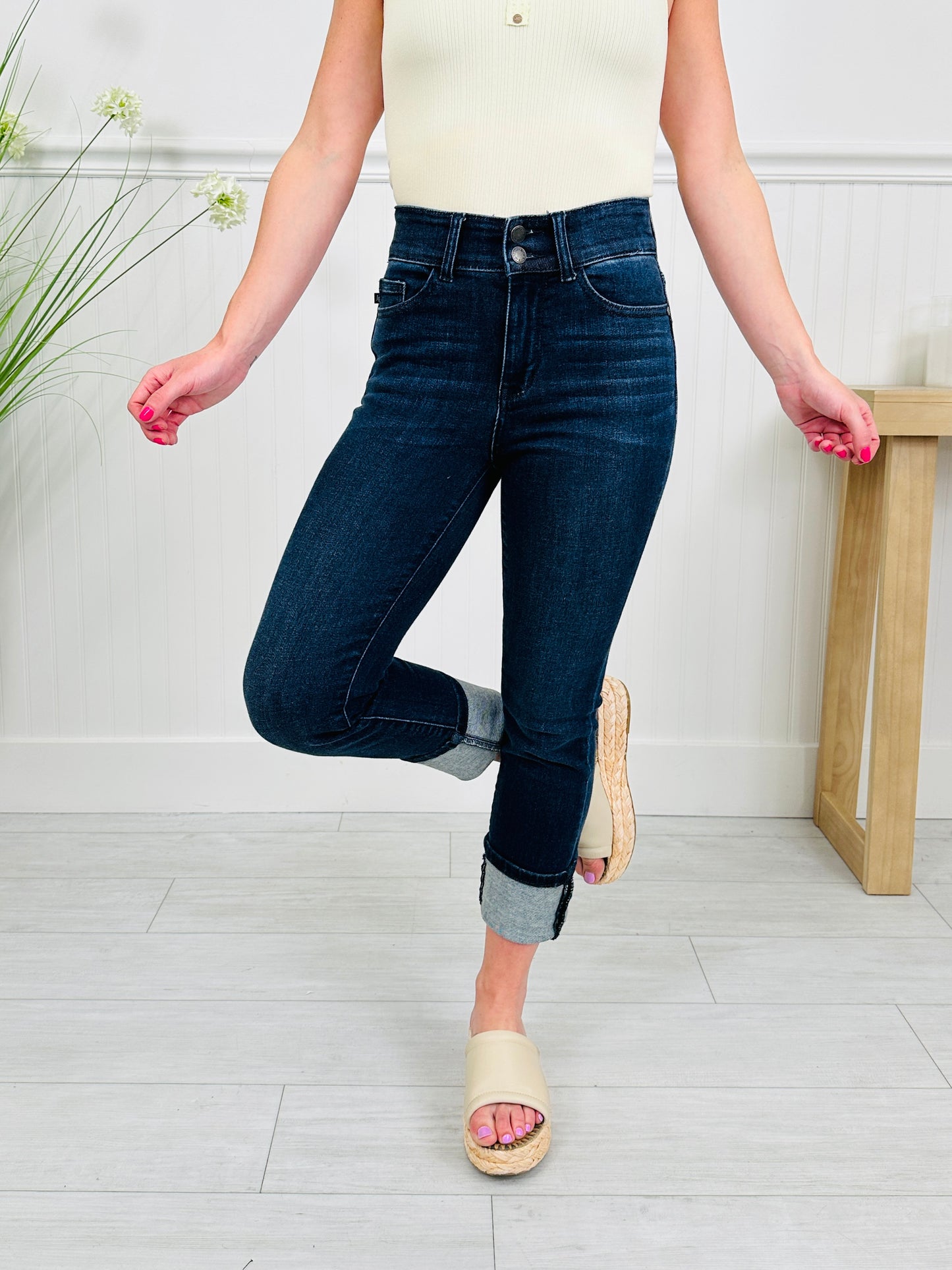 Judy Blue Double Take Capris