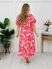 Effortless Escape Dress In Red
