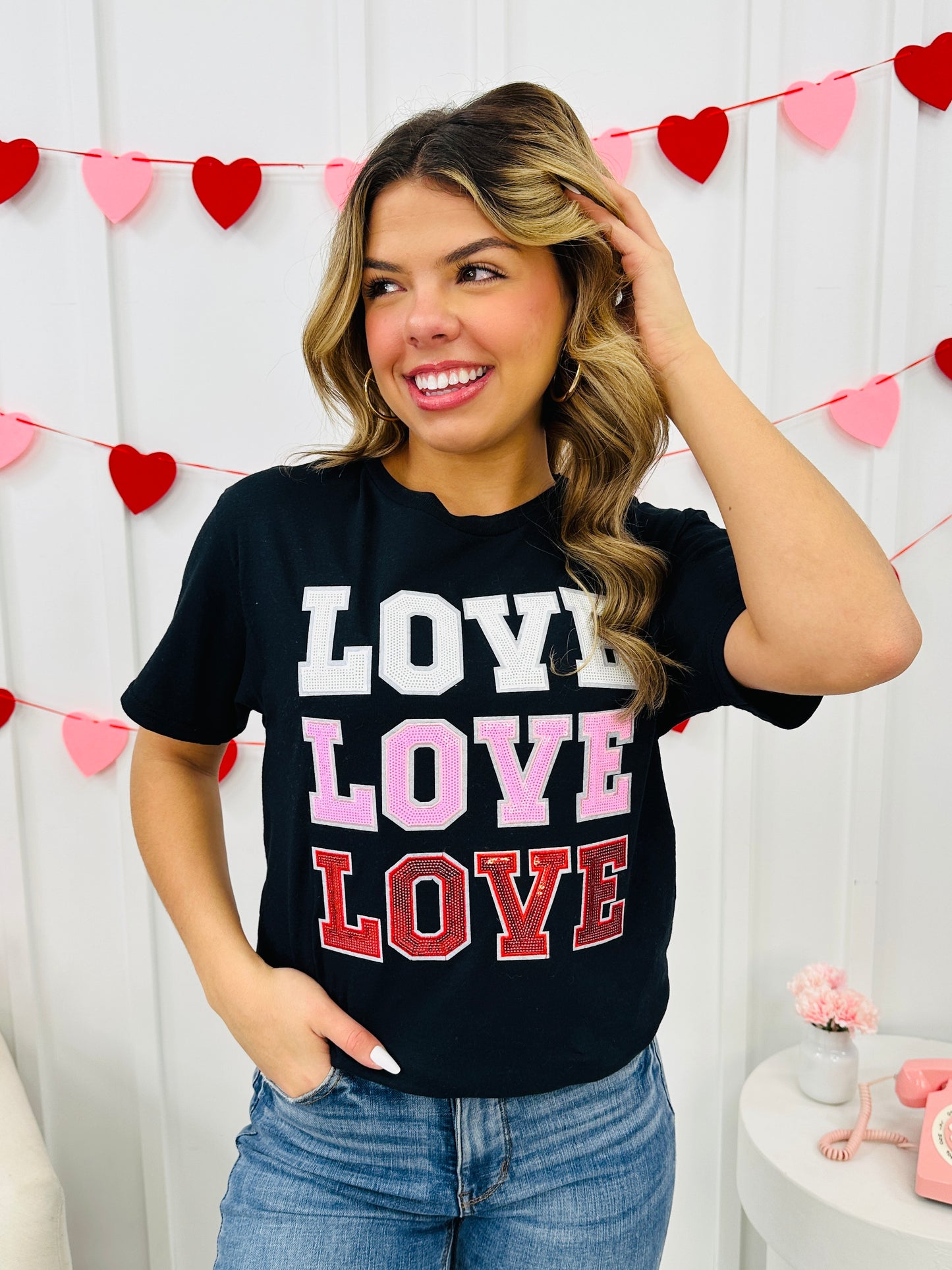 Triple The Love Graphic Tee