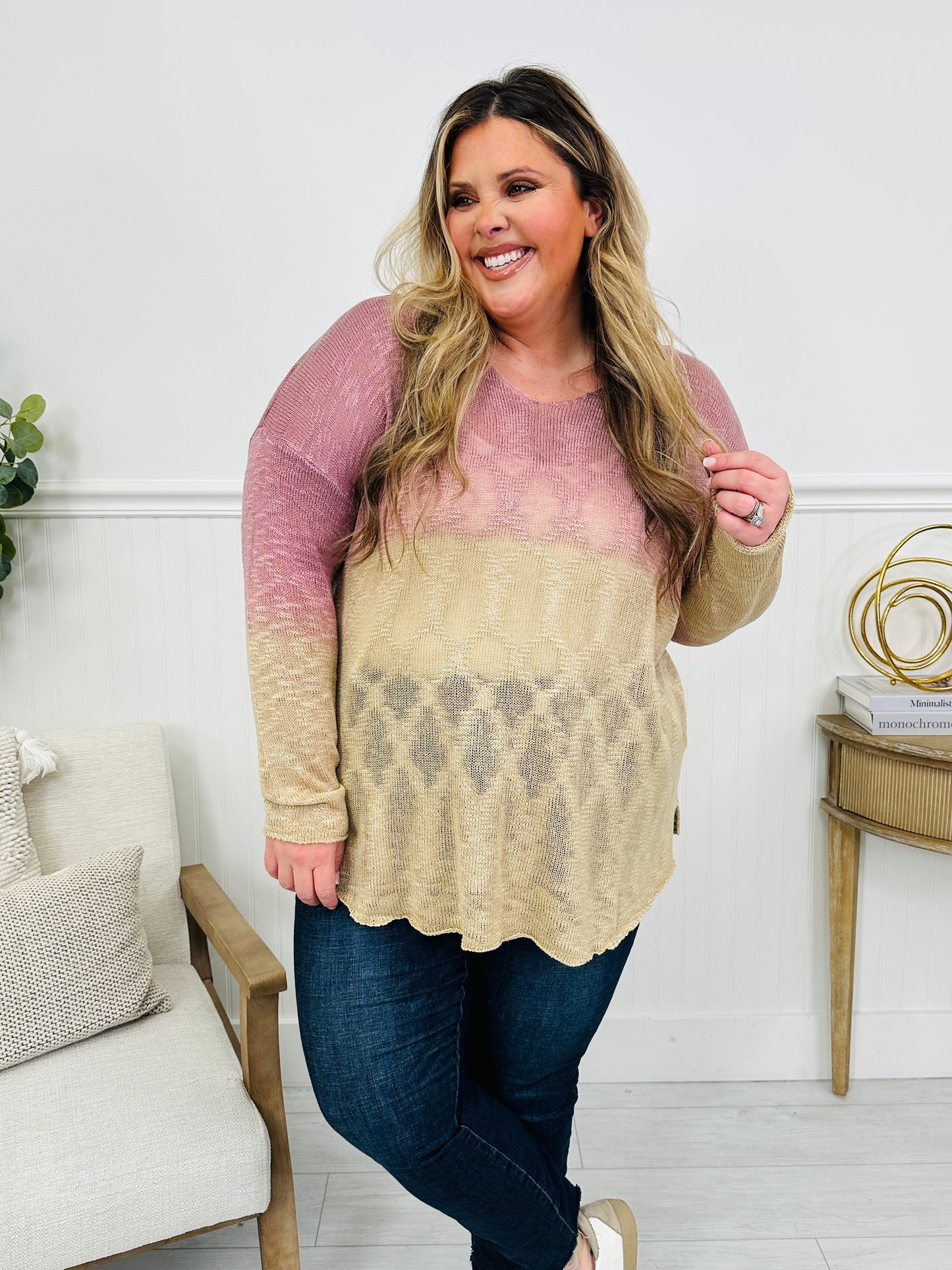 Playful Expressions Top In Rose