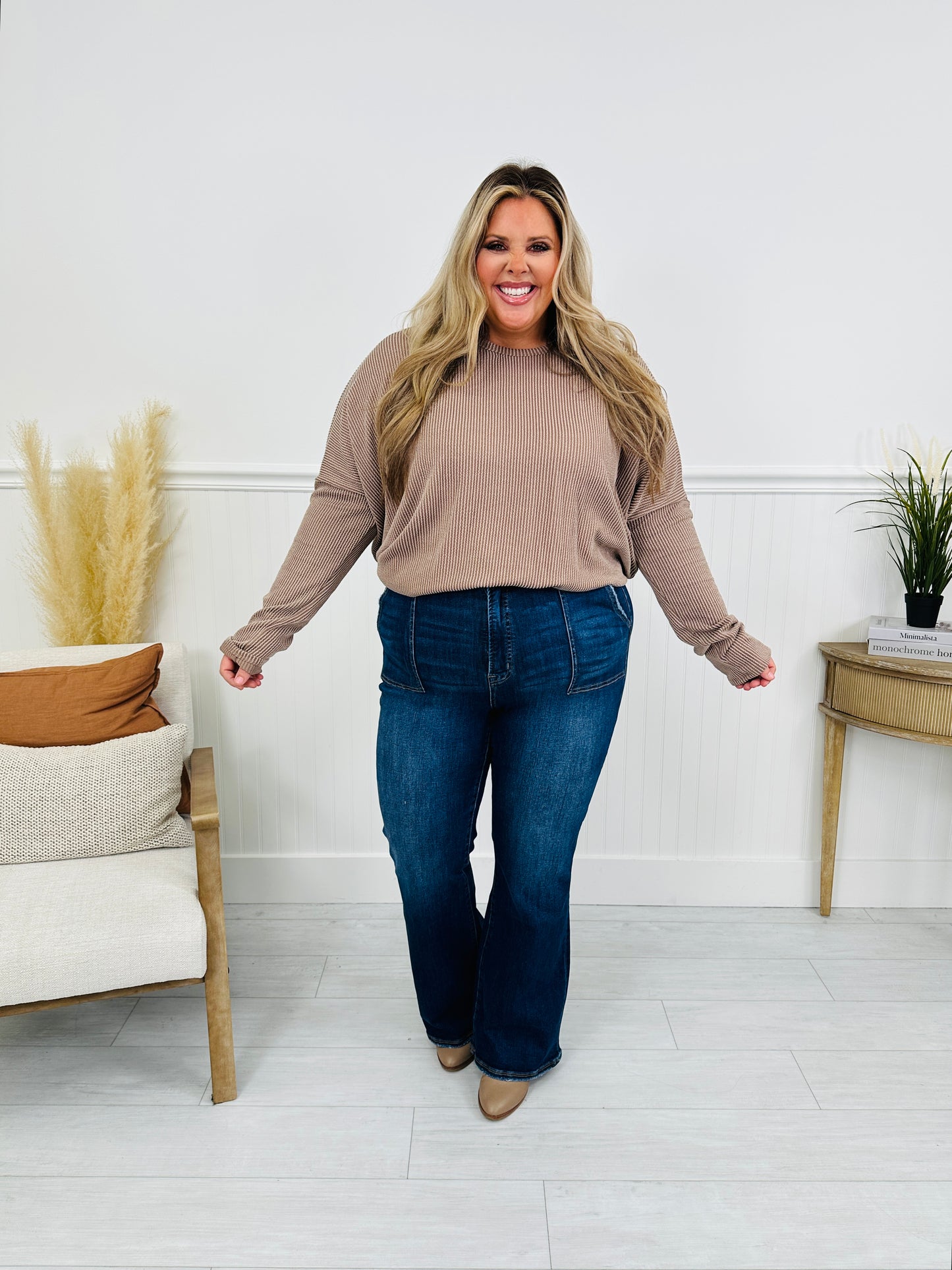 Pocket Goals Tummy Control Bootcut Jeans