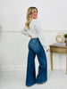 Judy Blue Far Out Wide Leg Tummy Control Jeans in Reg/Curvy