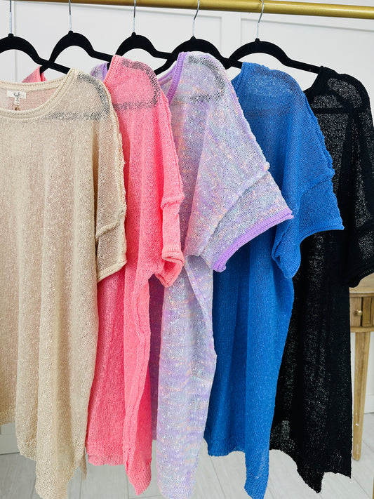 Cozy Little Cutie Top in Multiple Colors