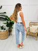 Judy Blue Breezing By Wide Leg Cropped Jeans
