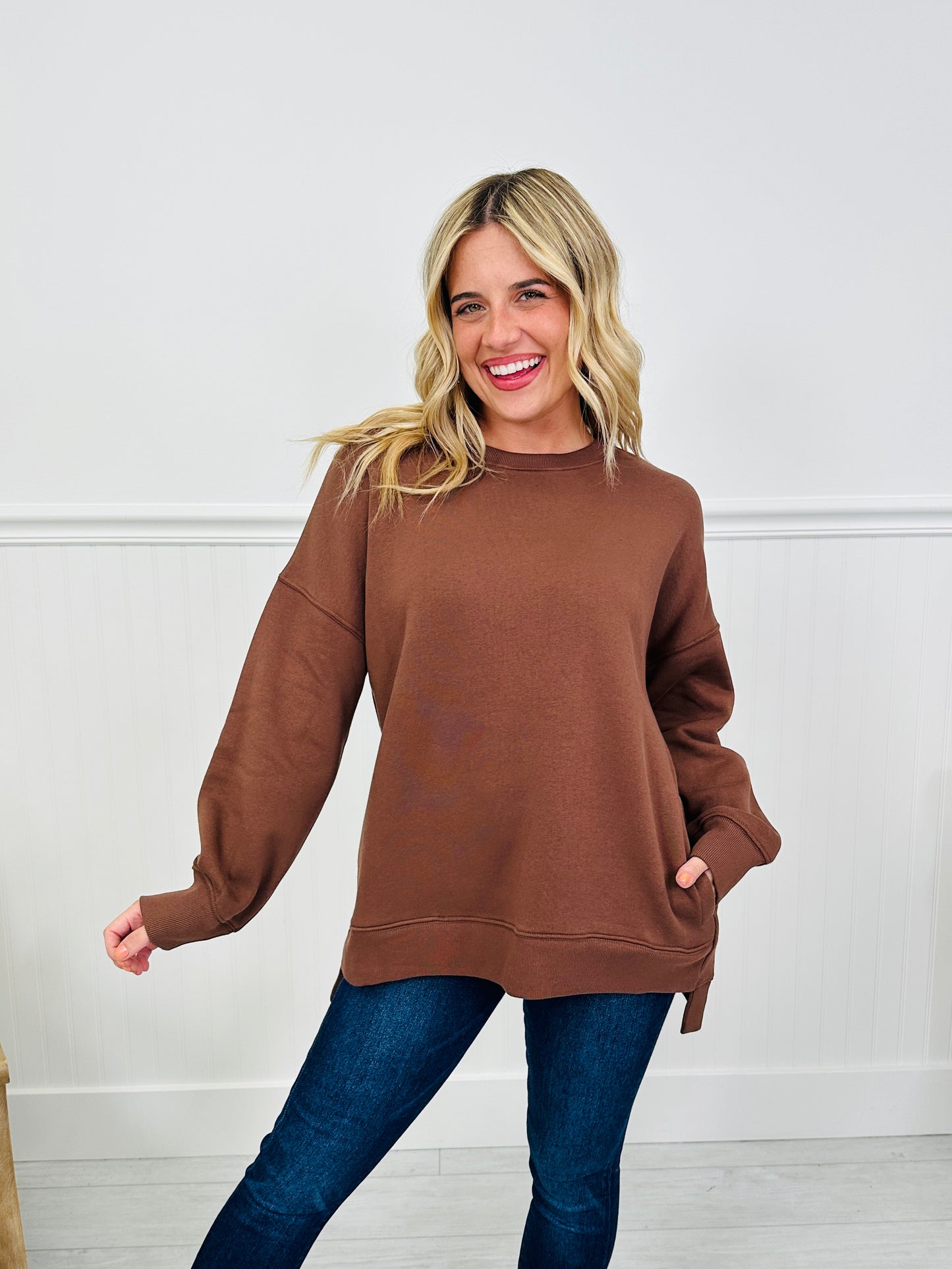 Cozy Intentions Pullover- Multiple Colors!