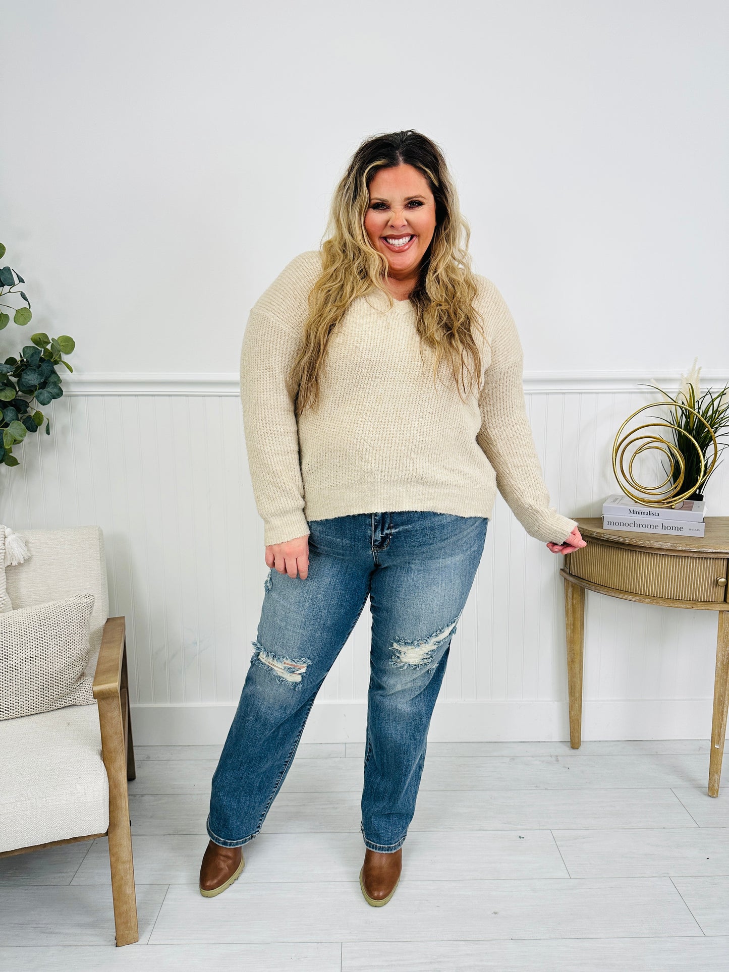 Judy Blue Effortlessly Edgy Straight Jeans