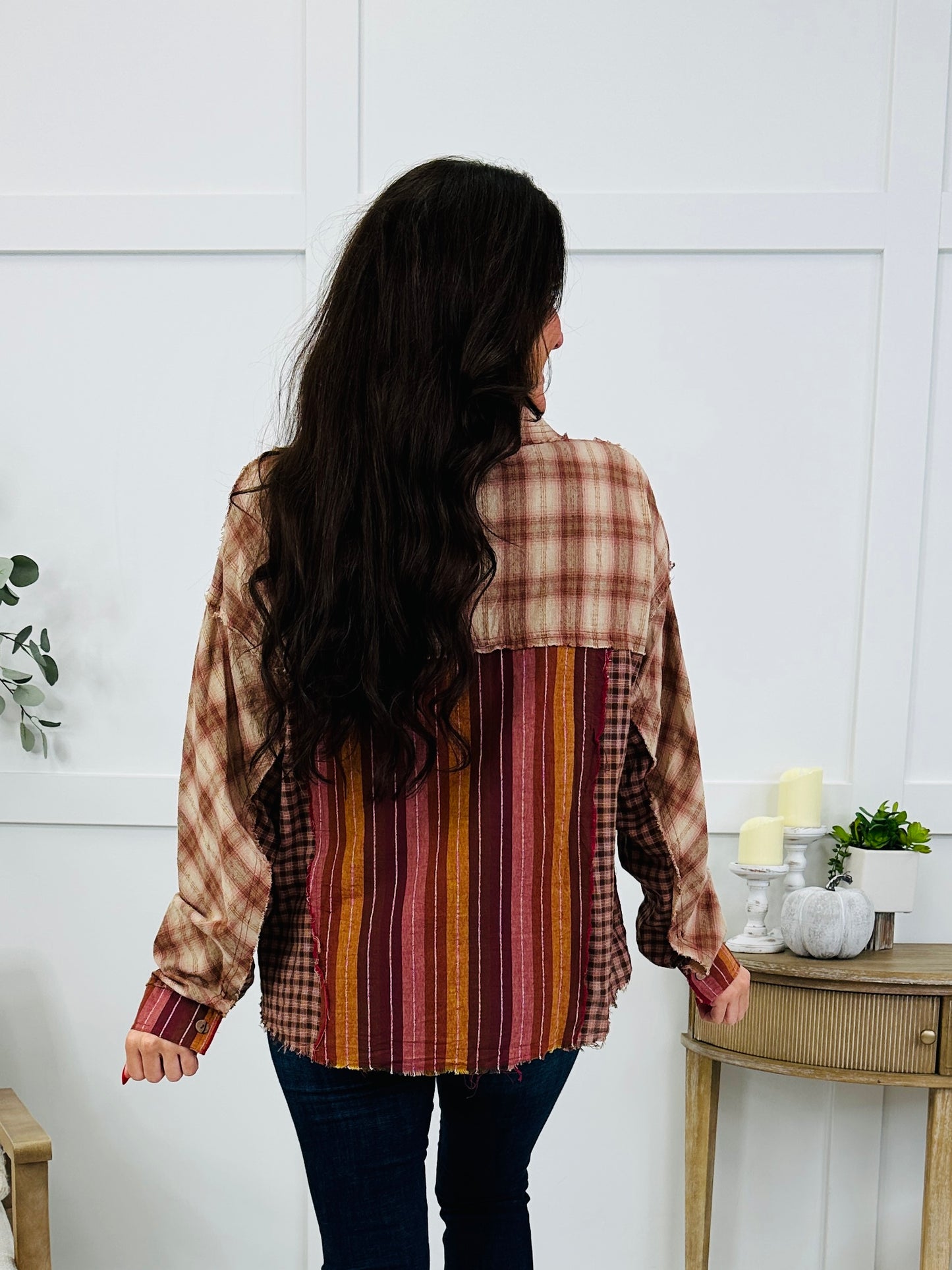 Rust & Rose Patchwork Top