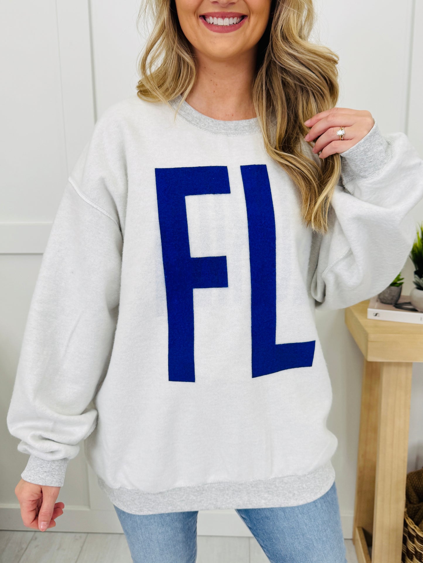 Florida Reversible FL Graphic Crewneck Sweatshirt