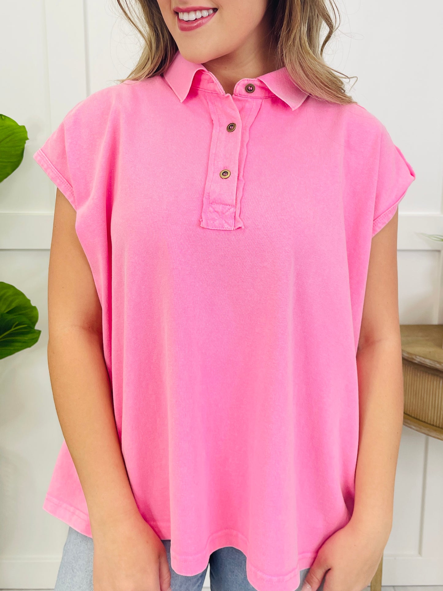 The Relaxed Edit Top In Pink