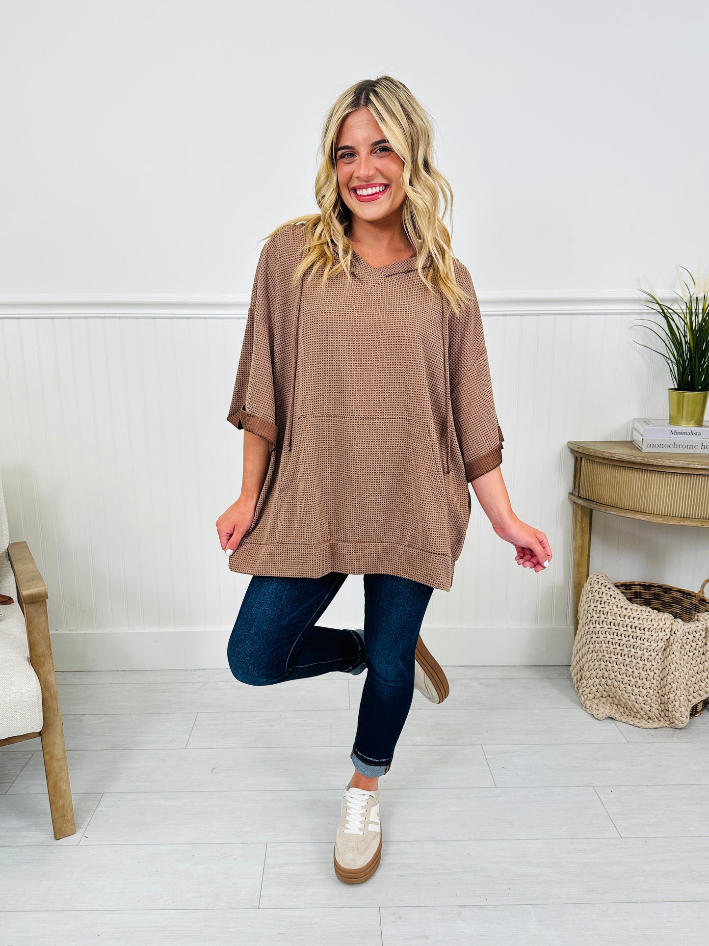 Hello Fall Hooded Top- Multiple Colors!