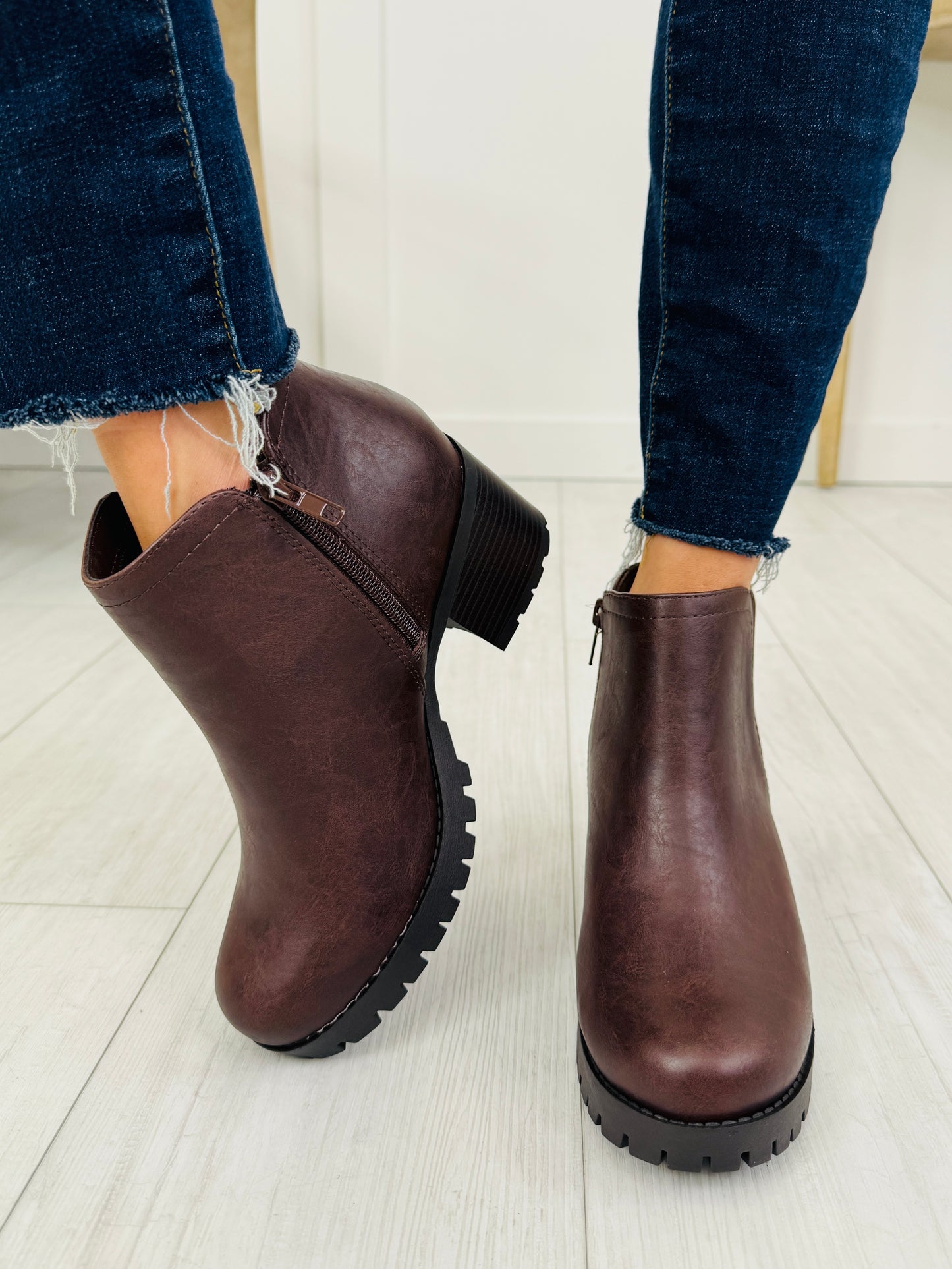 Coffee Run Bootie In Brown
