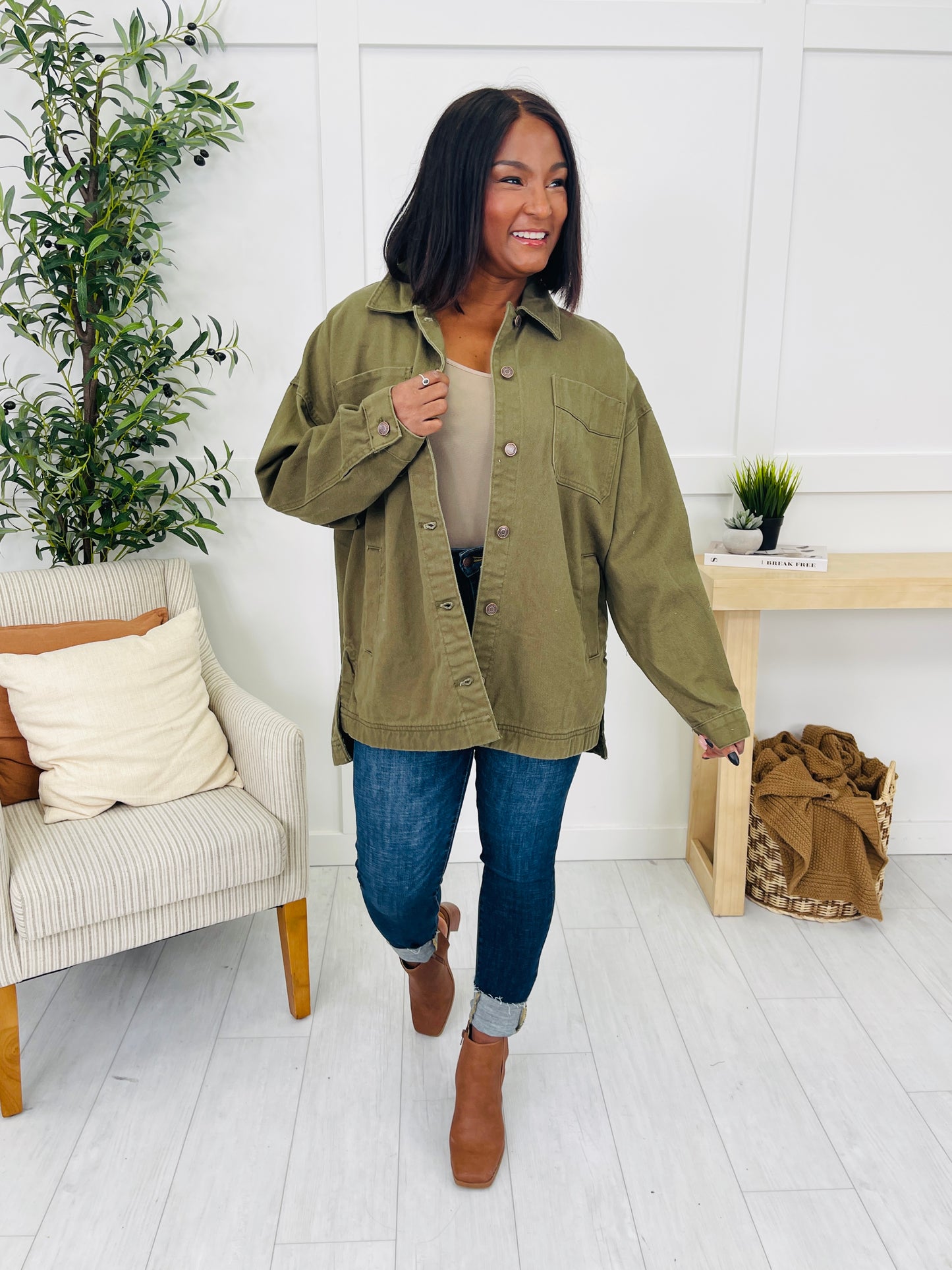 Timber Trail Shacket- Multiple Colors!