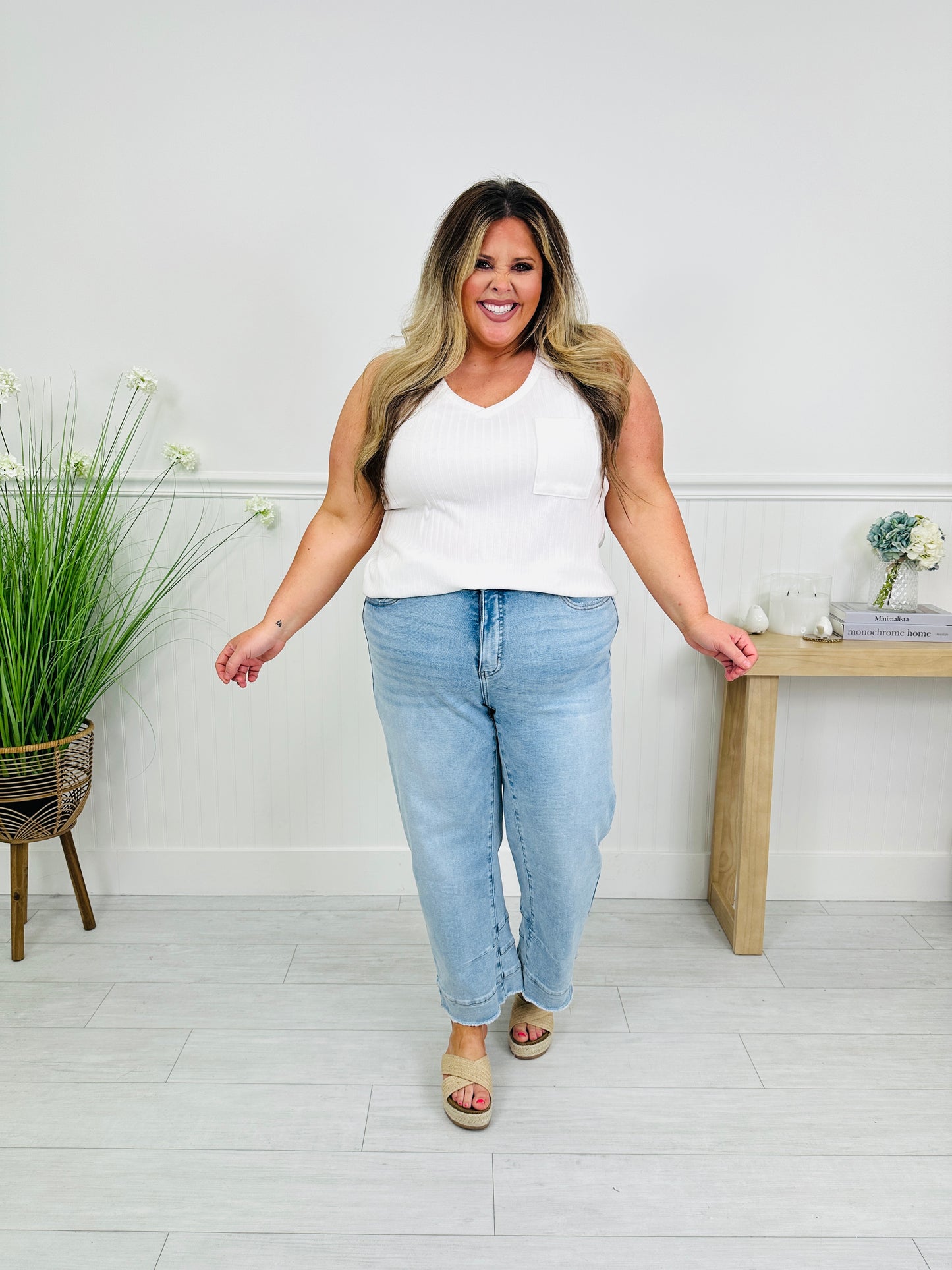 Never Better Barrel Jeans with Tummy Control