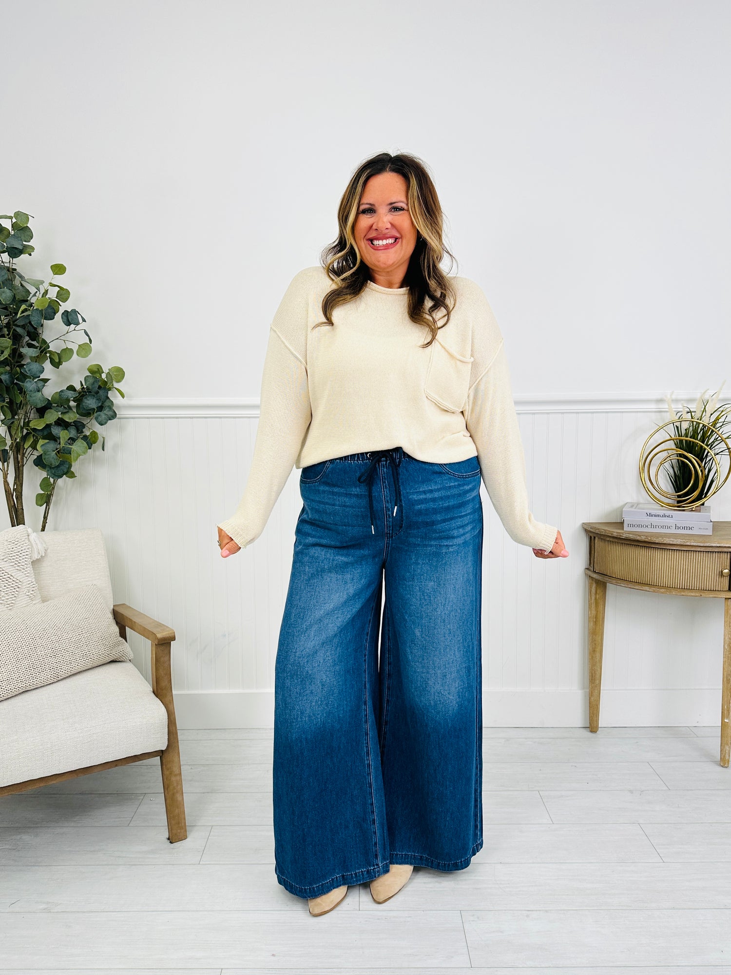 Judy Blue Light As A Featherweight Palazzo Jeans – MOCO Boutique